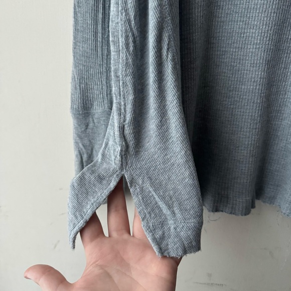 We The Free | Gray Malibu Thermal Oversized Sweater Tunic - Picture 9 of 10